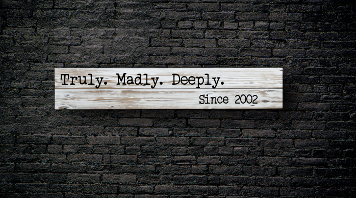 Thumbnail: Monogrammed Name Wood Sign