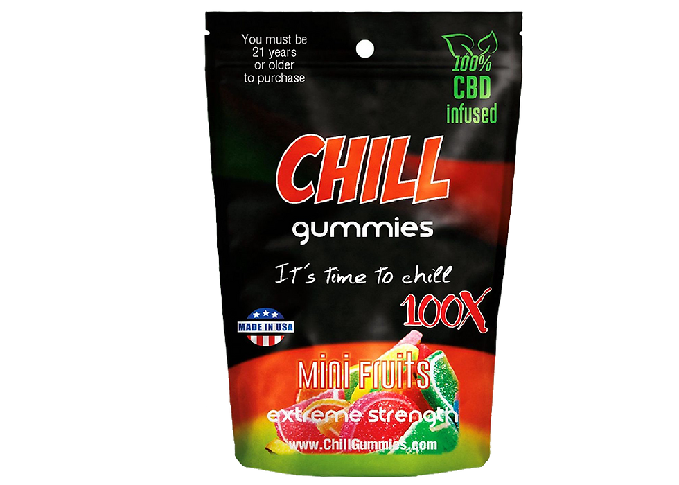 CBD Chill Gummies Extreme Strength Mini Fruits