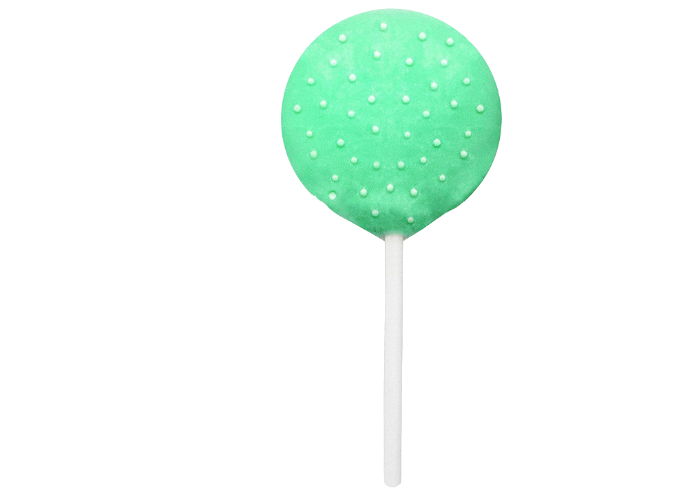 CBD Cake Pop (Green) CBD Infused Edible Candy