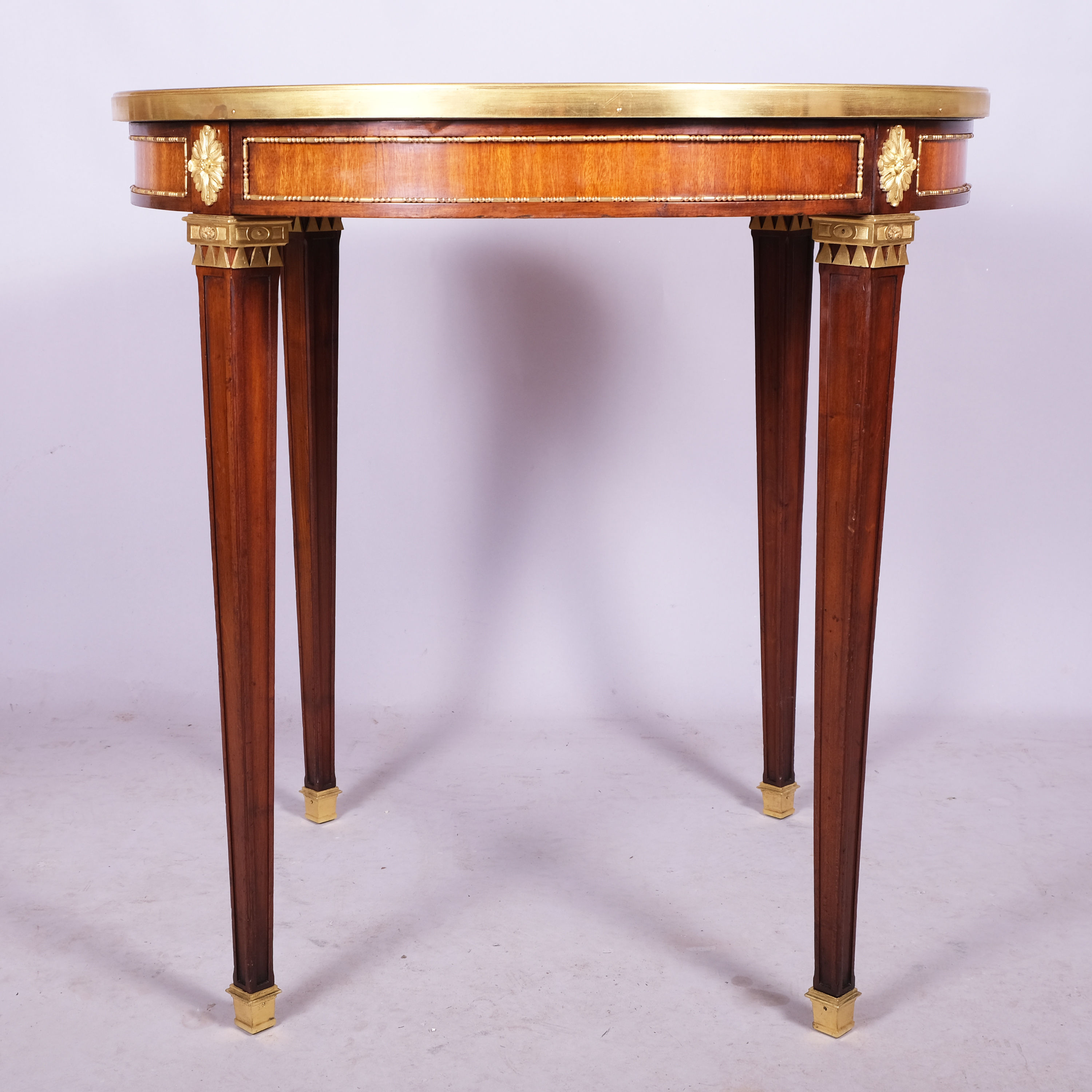 Late 19th Century Marble Topped Bouillotte Table