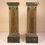 Thumbnail: 19th Century Arts and Crafts Painted Pedestals - SOLD