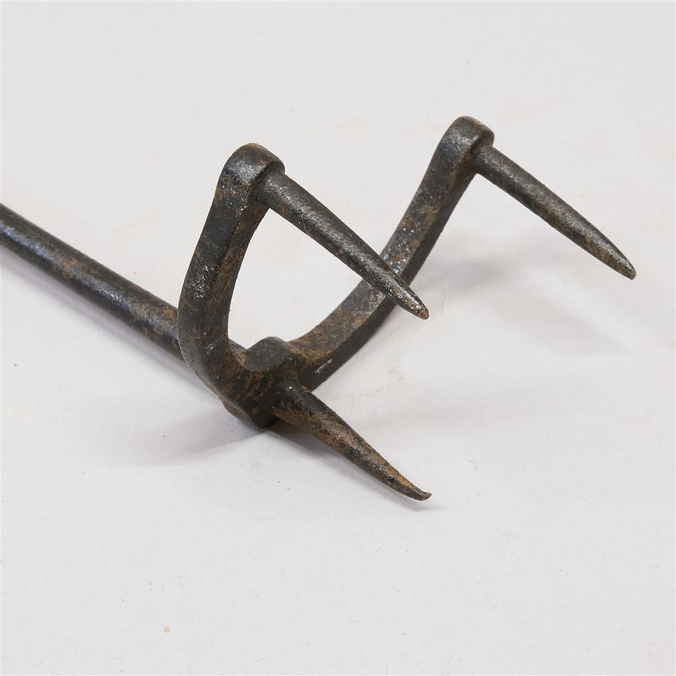 Thumbnail: Late 18th Century Three Pronged Iron Skewer