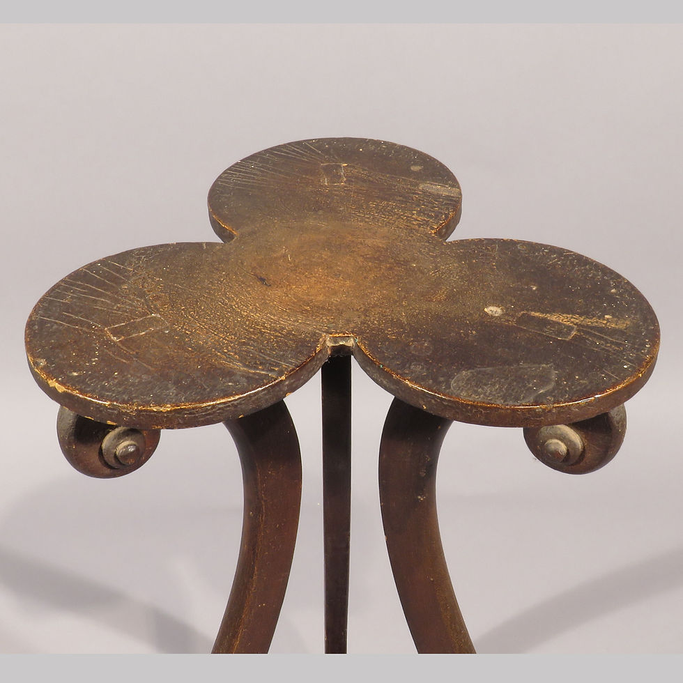 Thumbnail: A Regency Period Painted Torchere Stand