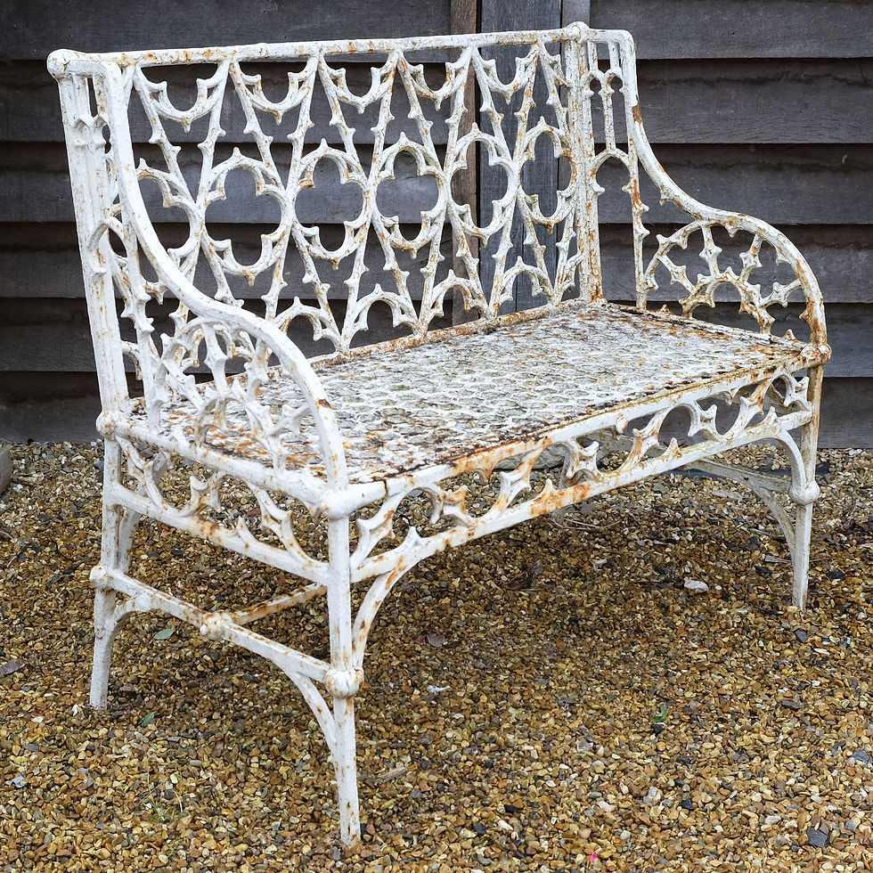A two Seat 19th Century Cast Iron Val D'Osne Bench