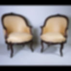 Pair of 19th Century Goncalo Alves Arm Chairs