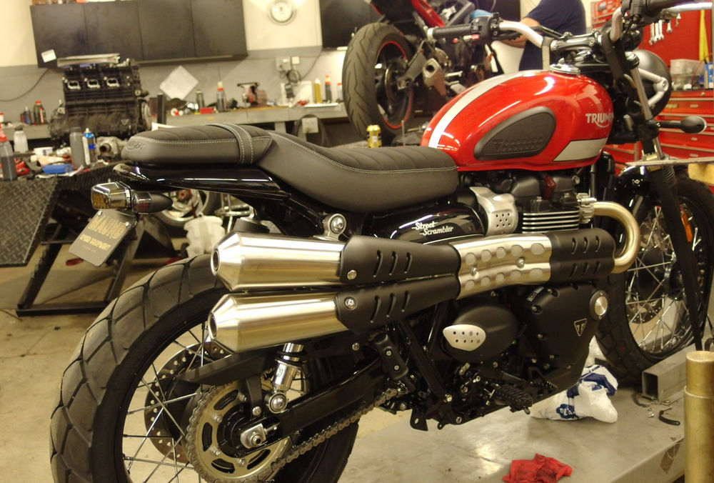 Triumph Street Scrambler /Street Twin Fender Eliminator