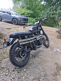Triumph Scrambler motorcycle