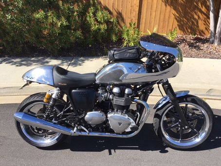 Triumph Thruxton 900 Cafe Racer Aluminum Seat Cowl