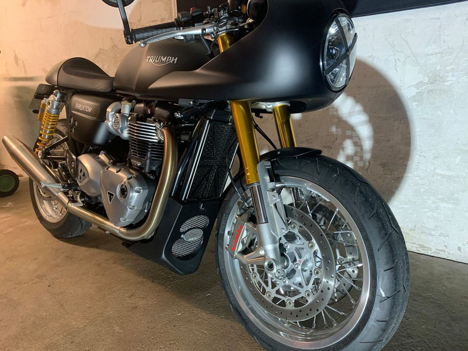Thumbnail: Triumph Thruxton motorcycle Fork shrouds