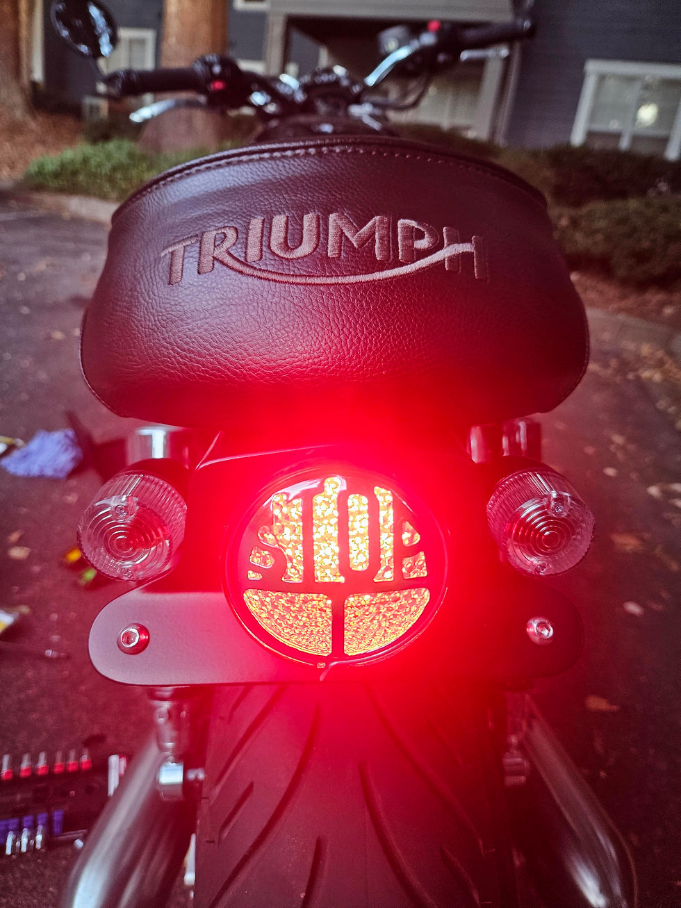 Thumbnail: Triumph Bonneville miller tail light