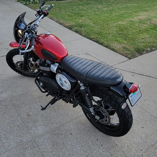 Tail Tidy License plate lift Kit Triumph Scrambler 900