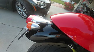 Triumph Thruxton Lucas tail tidy