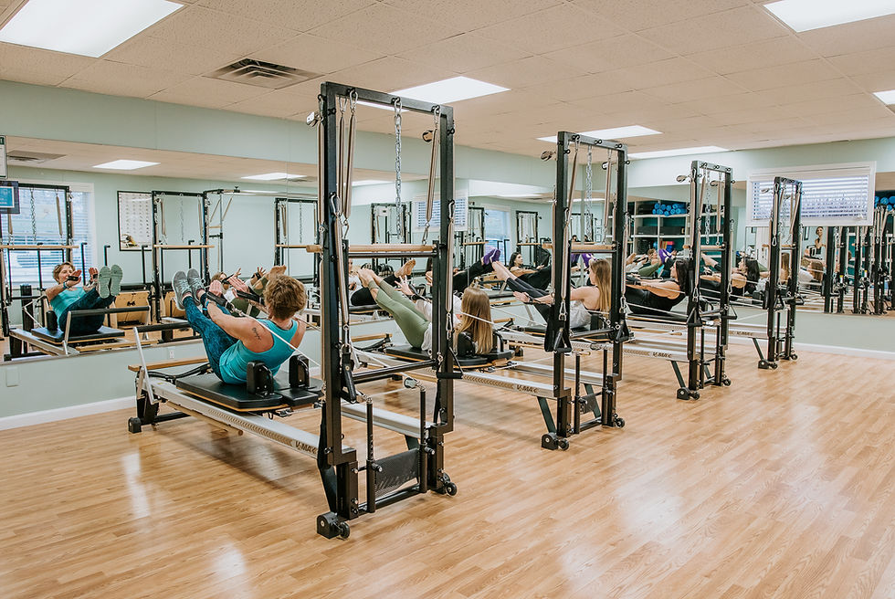 Level 1 Pilates class at Core Connection Pilates, Clarkston Michigan