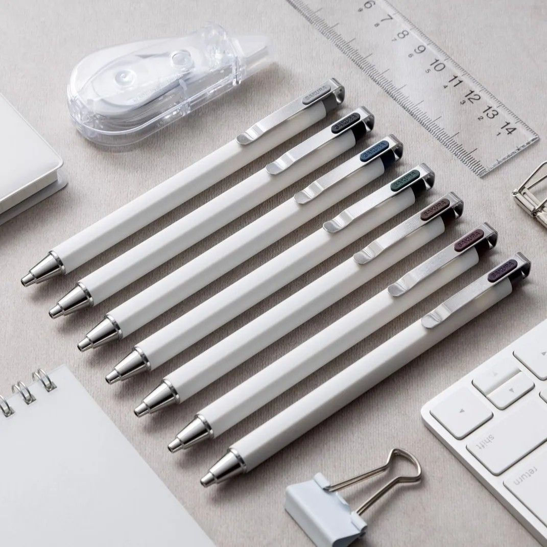 Sakura Craypus - Sakura Ballsign iD Plus 根定白桿 0.5mm 原子筆