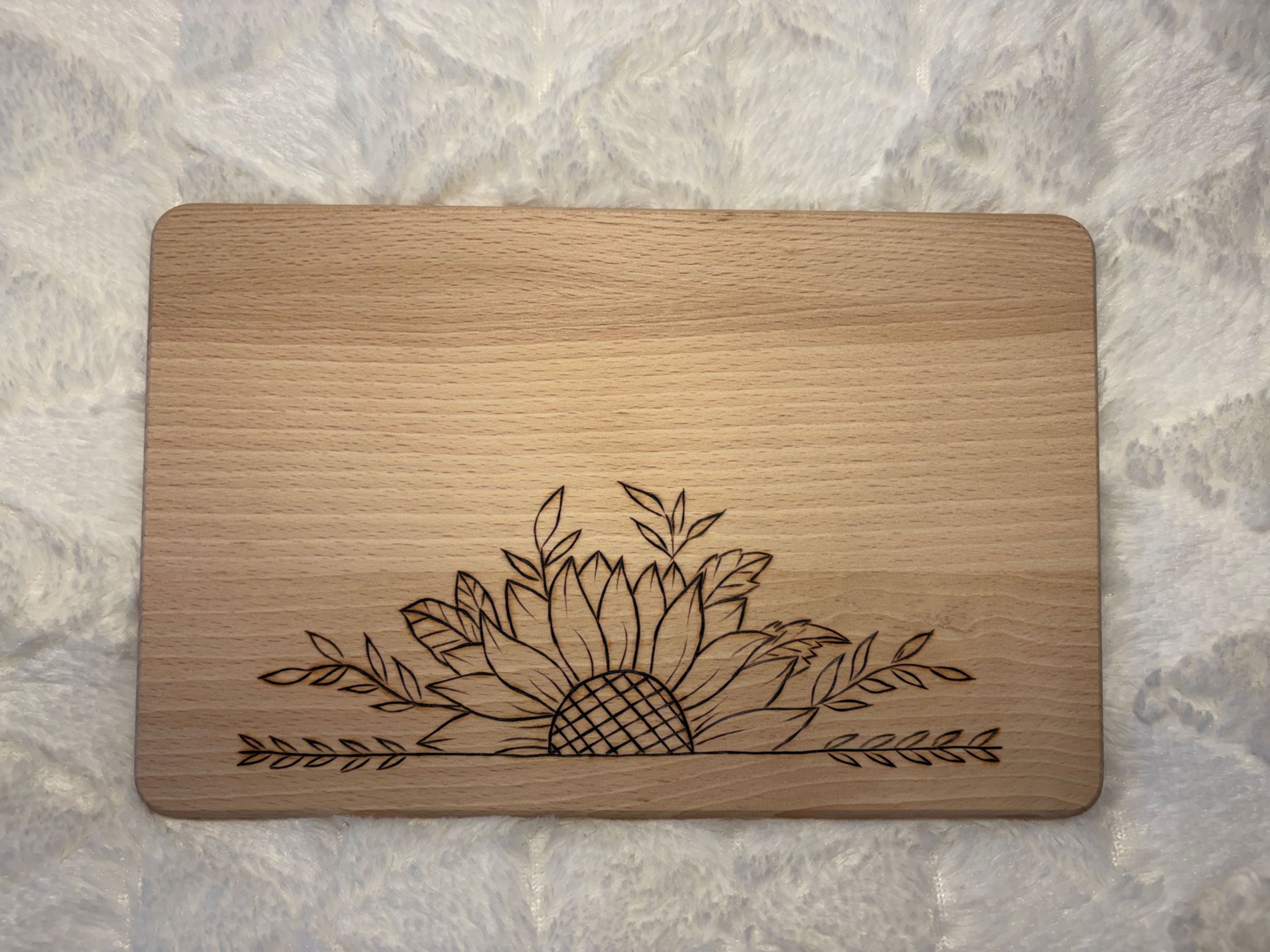 Jausenbrett 'Sonnenblume'