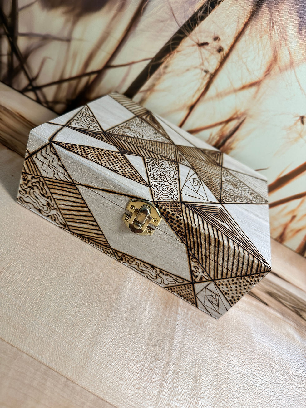 Miniaturbild: Holzbox "Muster"