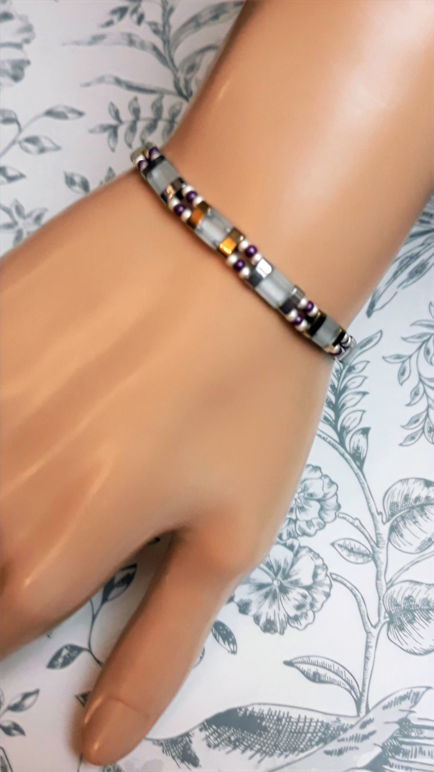 bracelet en perles miyuki