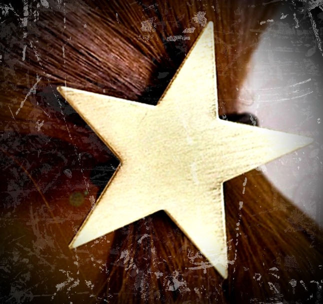 élastique étoile or