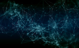 Blue Interlinked data points