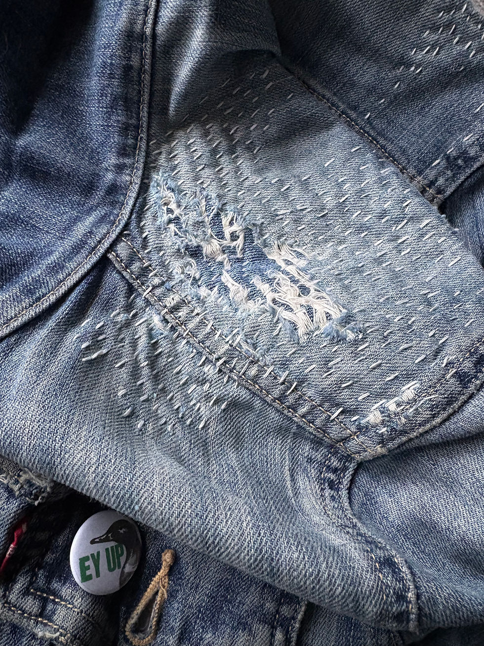 Repaired Denim Jacket