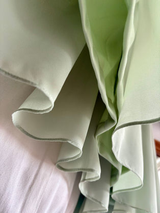 Shorten Green Bridesmaid Dress