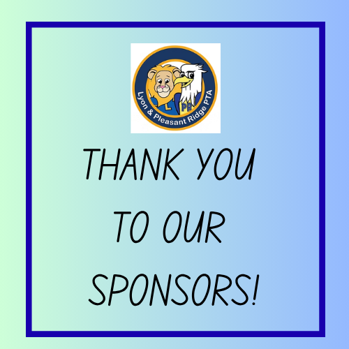 Thank You To Our Sponsors
