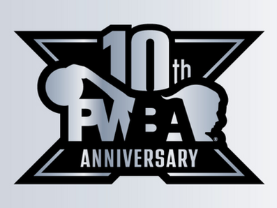 PWBA 10th Anniversary logo