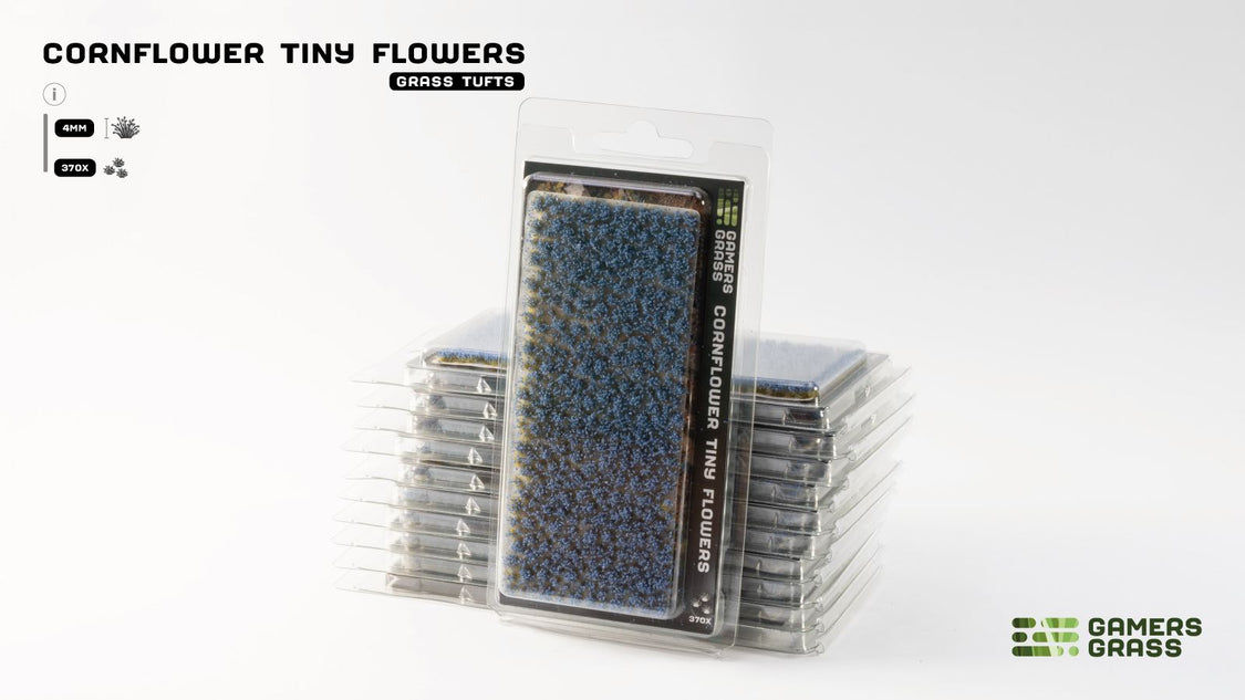 Gamers Grass: Cornflower Tiny Flowers Tuft Set