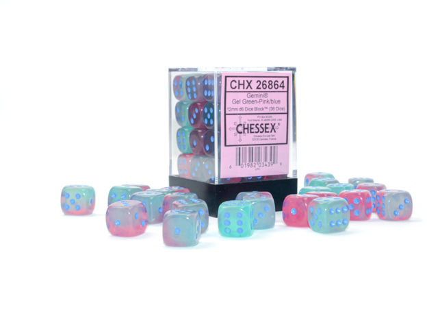 Gemini 12mm D6 Dice