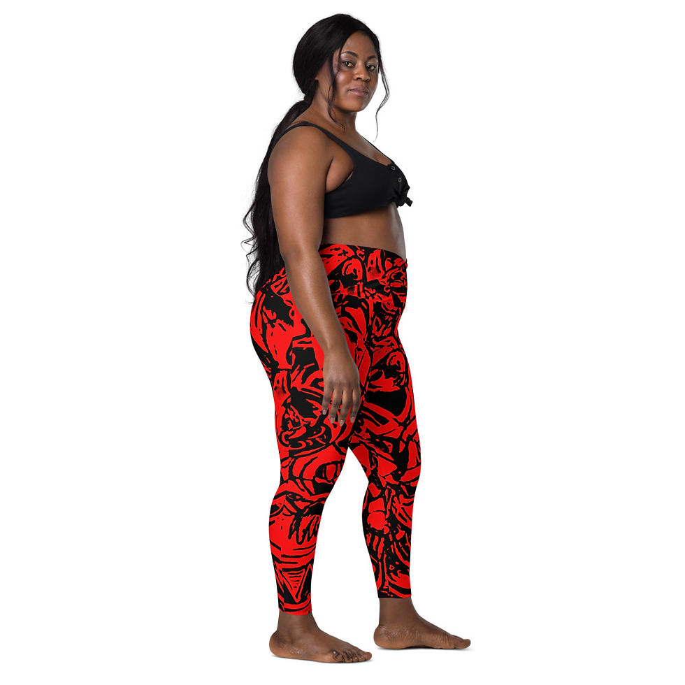 Thumbnail: Crossover leggings with pockets