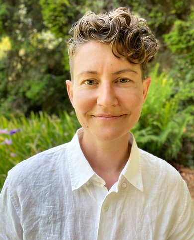 Queer Trans Therapist Corrie Bennett Varga in Golden Gate Park, San Francisco