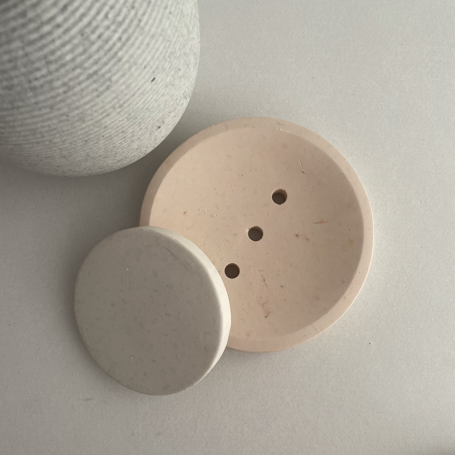 Base circular para jabón 