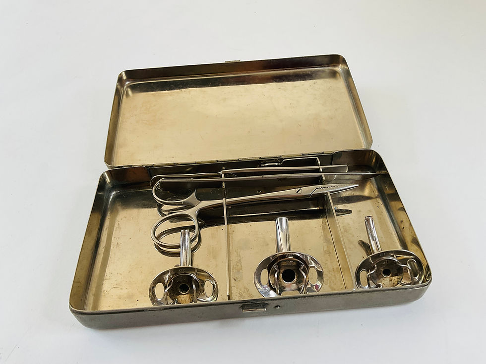 Thumbnail: Antique Tracheostomy Set