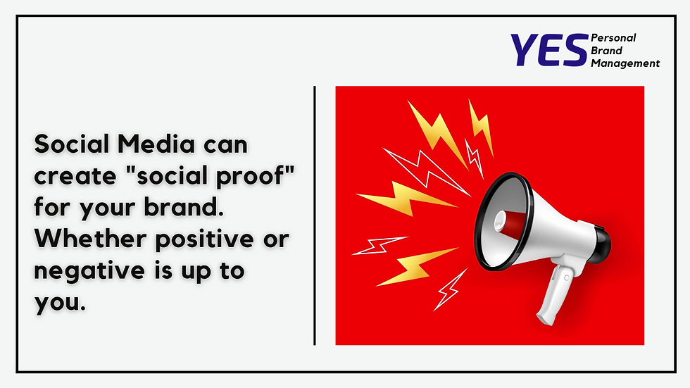 YESpbm discovers social media can create "social proof" for your brand.