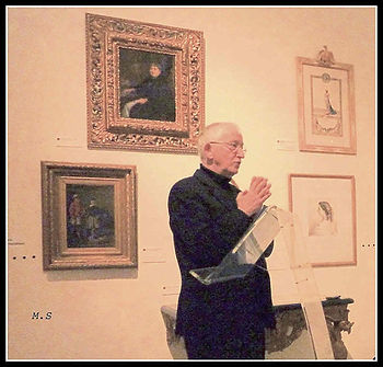 CLAUDE VILARS VISITE D UN MUSEE