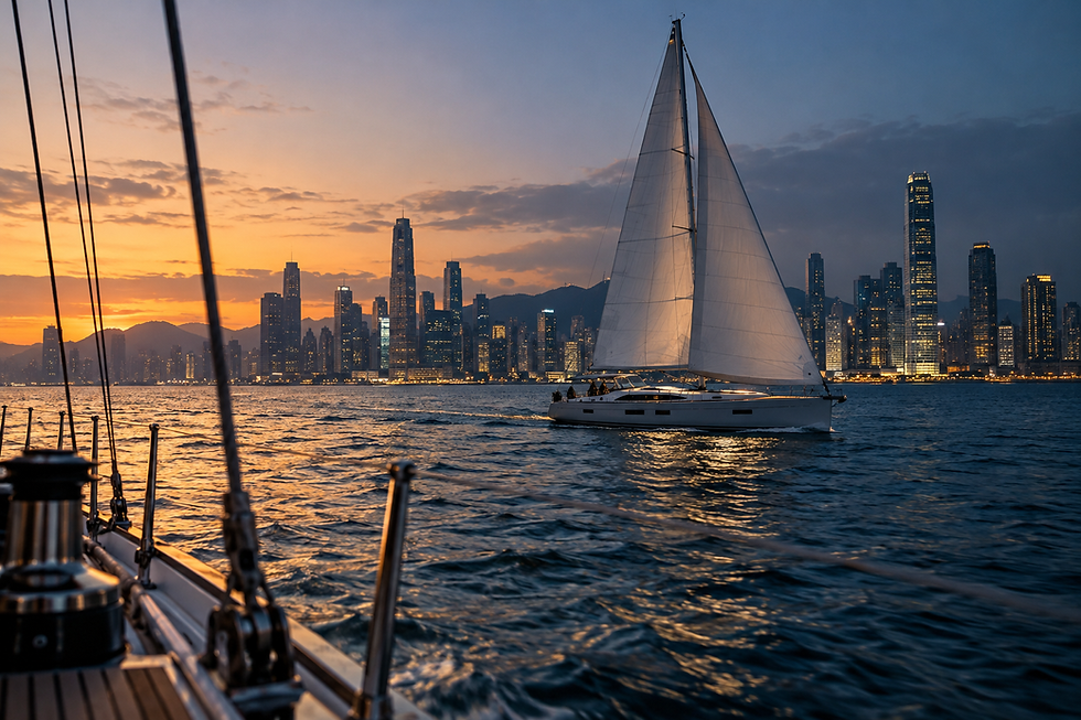 Illustration_ Skyline-Segeln - Royal Hong Kong Yacht Club entdecken