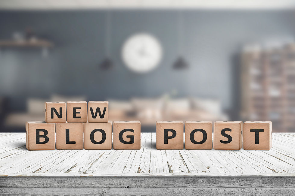 Holzsteine mit Buchstaben, NEW BLOG POST