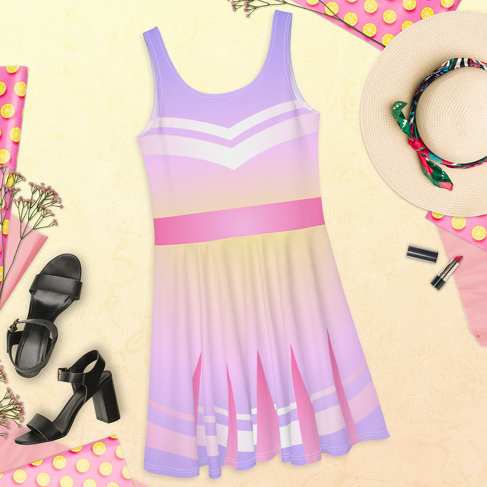 Thumbnail: Pastel Kawaii Ombre Cheer Dress
