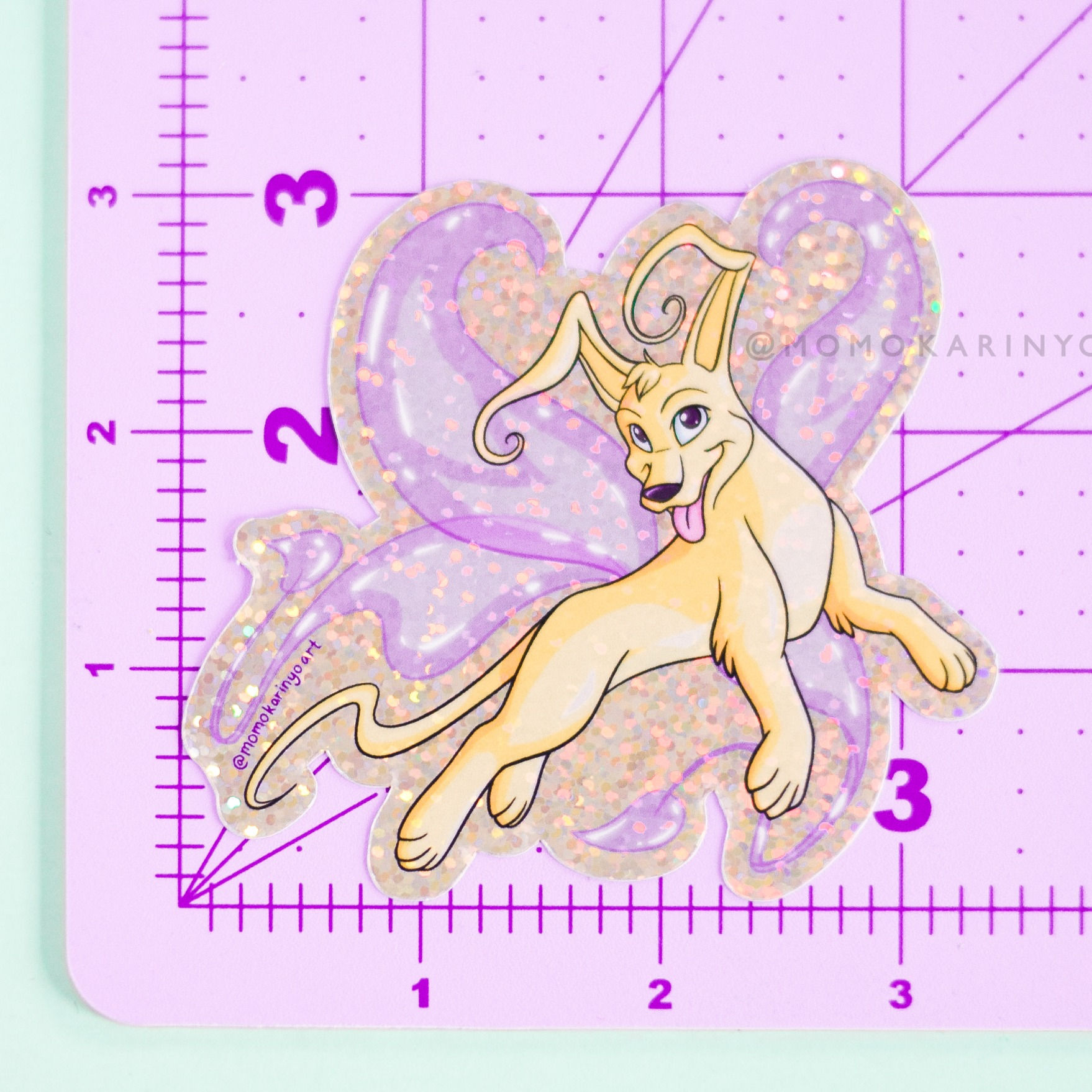 Magical Faerie Gelert - Glitter Vinyl Sticker