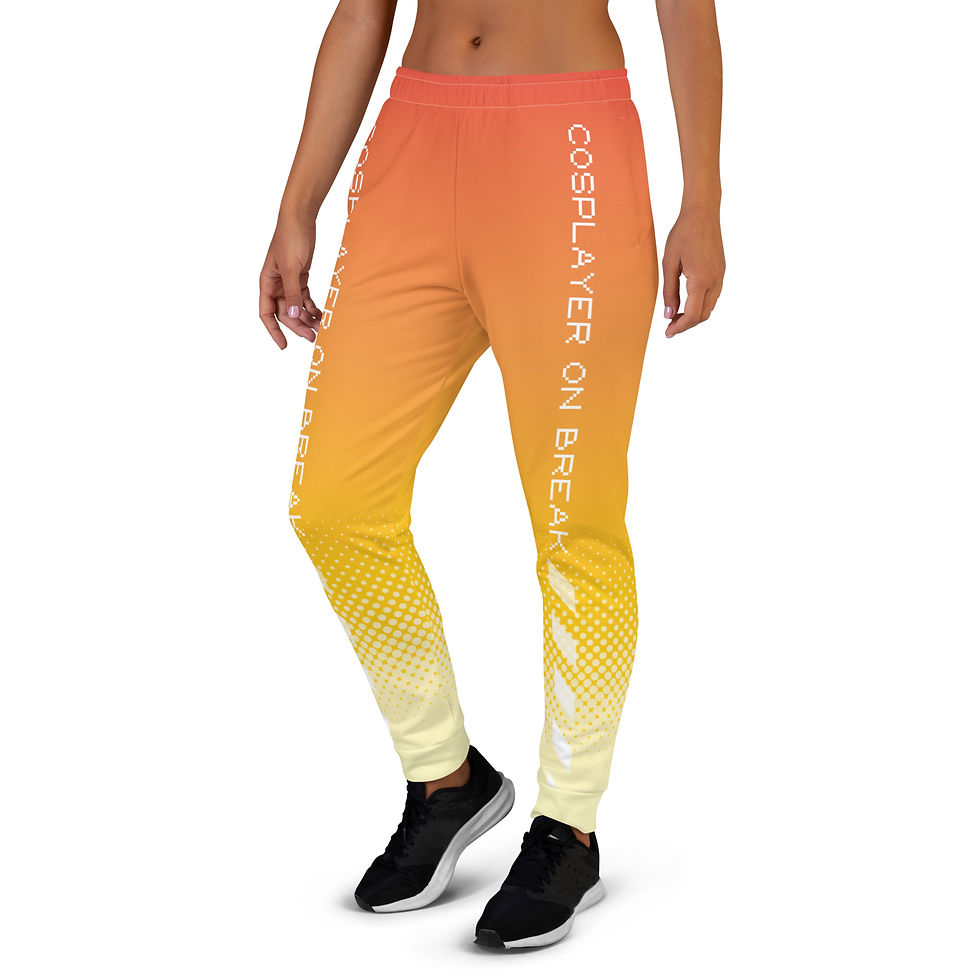 Thumbnail: Cosplayer on Break - "Solana" Yellow and Orange Unisex Joggers