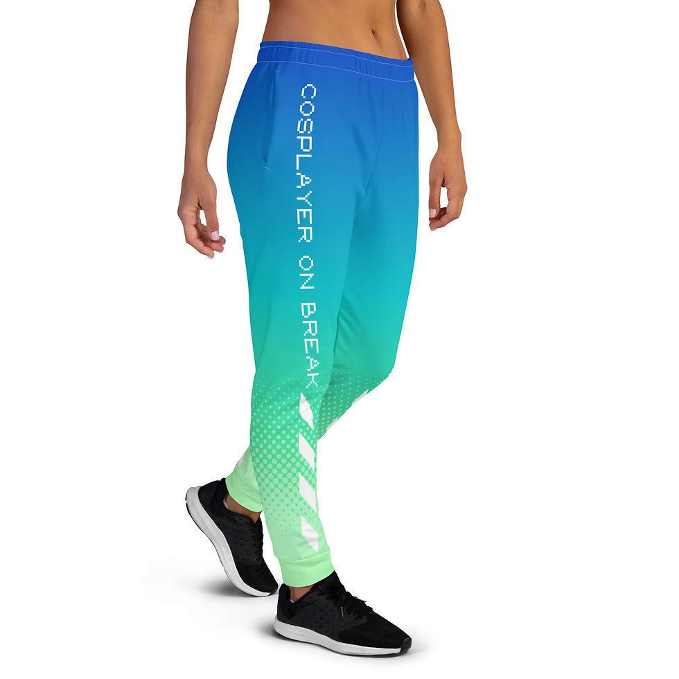 Thumbnail: Cosplayer on Break - "Estero" Blue and Green Unisex Joggers