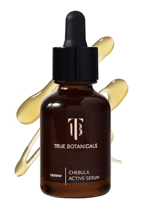 Glass bottle with pipette True Botanicals Chebula Active Serum all natural organic facial hydration