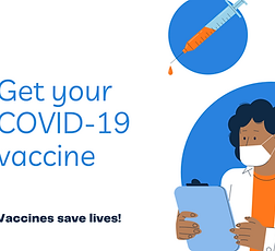 White and Blue Corporate Social Cause and Activism Covid-19 Vaccine Car Magnet.png