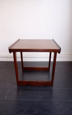 Table basse Danoise en teck massif de Peter Løvig Nielsen année 60