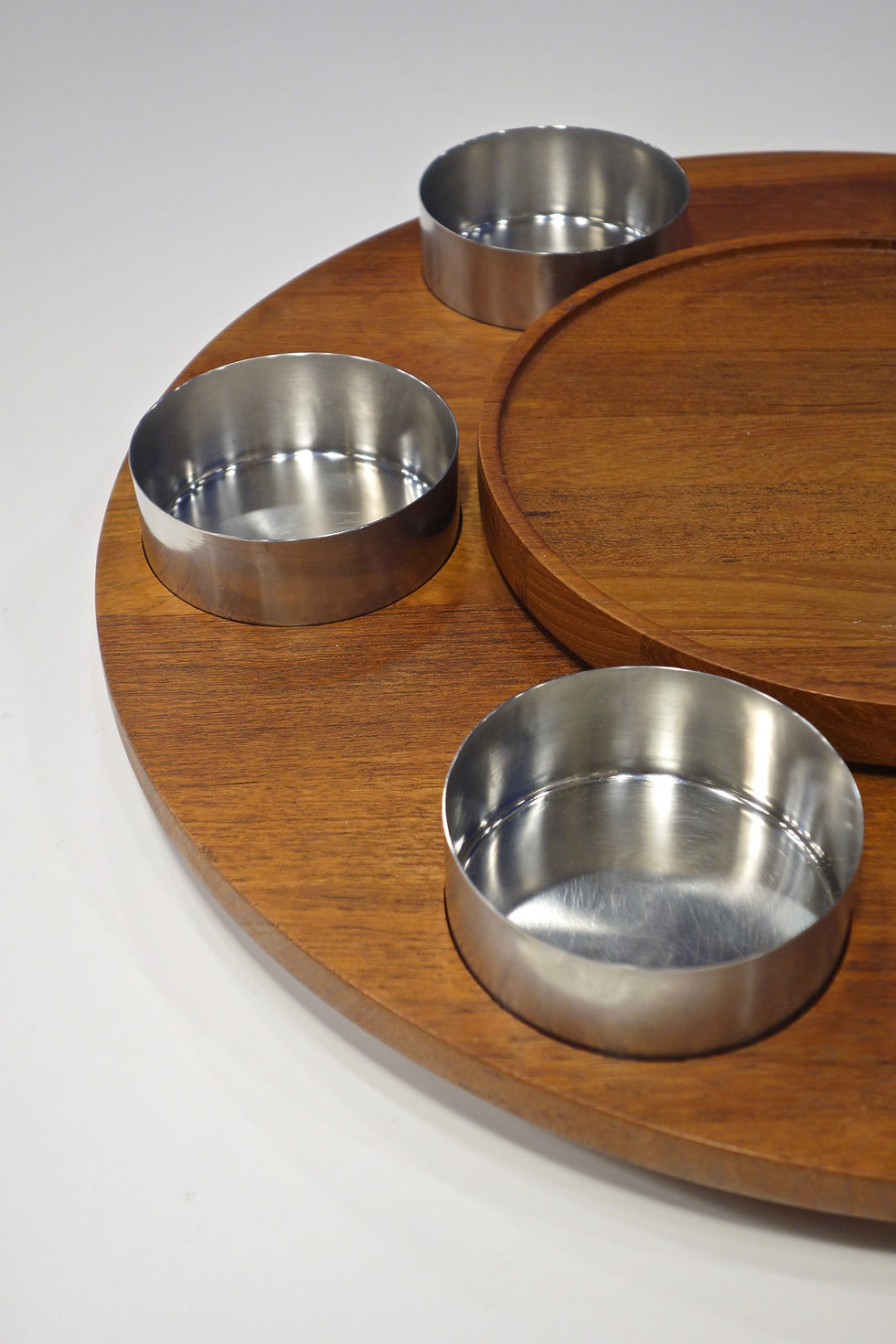 Miniature : Service à fondue scandinave par Peter Holmblad & Arne Jacobsen pour Stelton