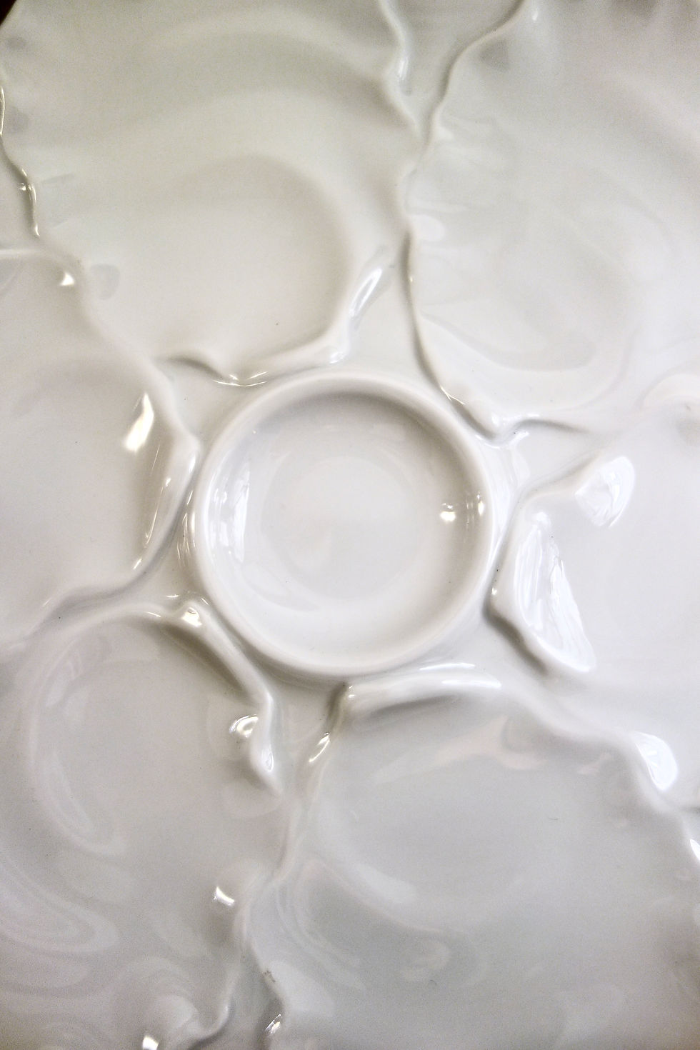 Miniature : Assiettes à huitres en porcelaine signé HutschenReuthen, Allemagne 1960's