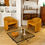 Miniature : Paire de fauteuils "PS142" en cuir cognac d'Eugenio Gerli pour Tecno, Italie 1960s