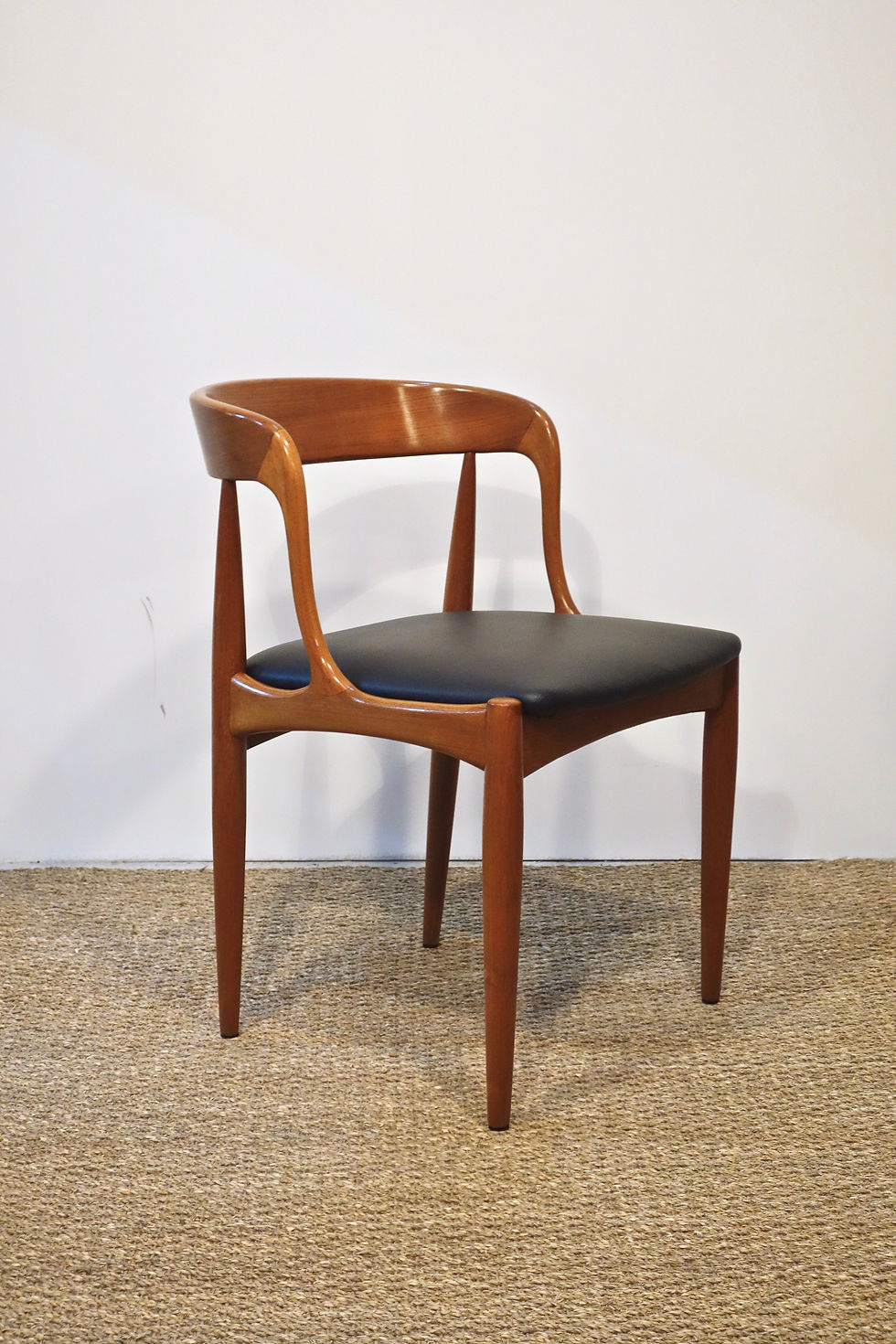 Miniature : Série de 4 chaises de Johannes Andersen pour Uldum Møbelfabrik, Danemark 1960's