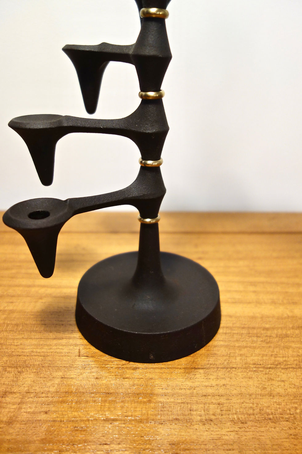 Miniature : Bougeoir articulé en fonte par Jens Harald Quistgaard pour Dansk Designs, Danemark 1960's