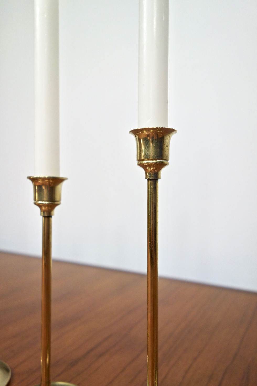Miniature : Ensemble de 7 bougeoirs scandinave en laiton